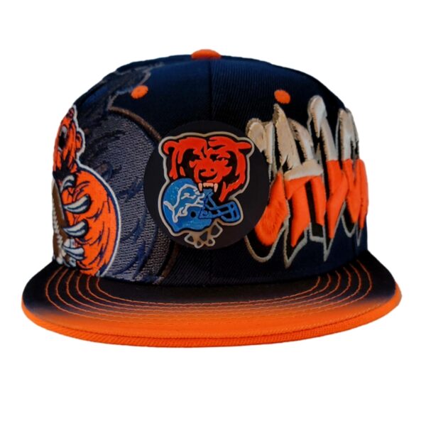 Chicago Bears Snapback Hat – Navy Graffiti - Image 7