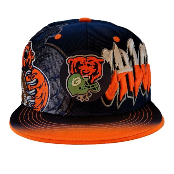 Chicago Bears Snapback Hat – Navy Graffiti - Image 8