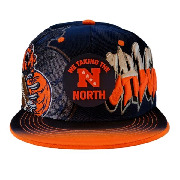 Chicago Bears Snapback Hat – Navy Graffiti - Image 11