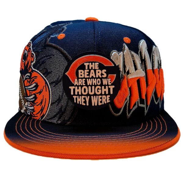 Chicago Bears Snapback Hat – Navy Graffiti - Image 6
