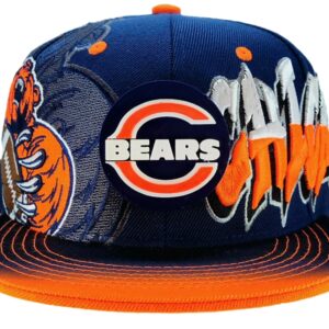 Chicago Bears Snapback Hat – Navy Graffiti