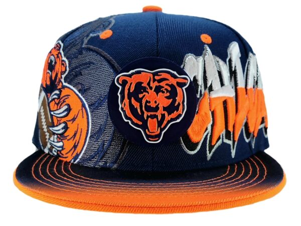 Chicago Bears Snapback Hat – Navy Graffiti - Image 3