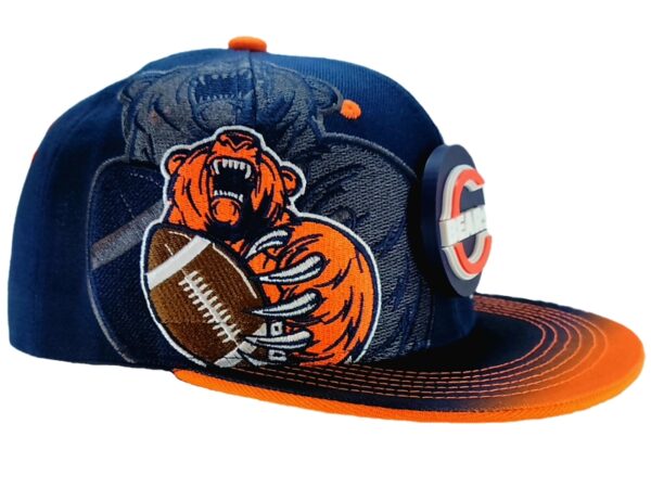Chicago Bears Snapback Hat – Navy Graffiti - Image 4