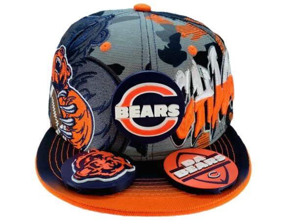 Chicago Bears Snapback Hat – Camo - Image 9