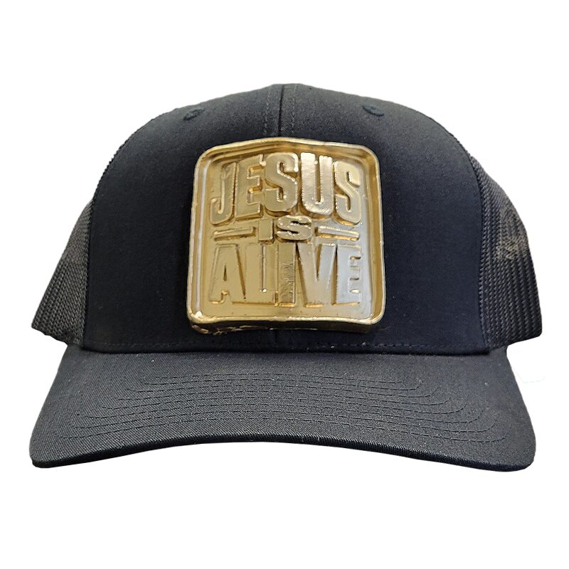 JESUS IS ALIVE 3D Relief Hat